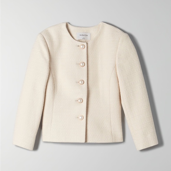 Aritzia Babaton FULL SET Size 10
Little Tweed Jacket, Top and Skirt Size 10 - Picture 5 of 8